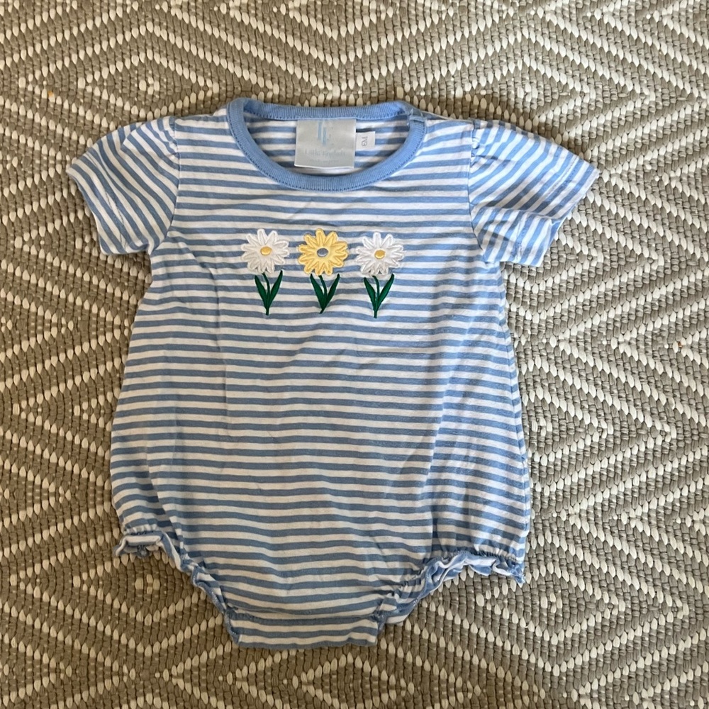 Little English, Applique Bubble - Daisies (6-9 months)
